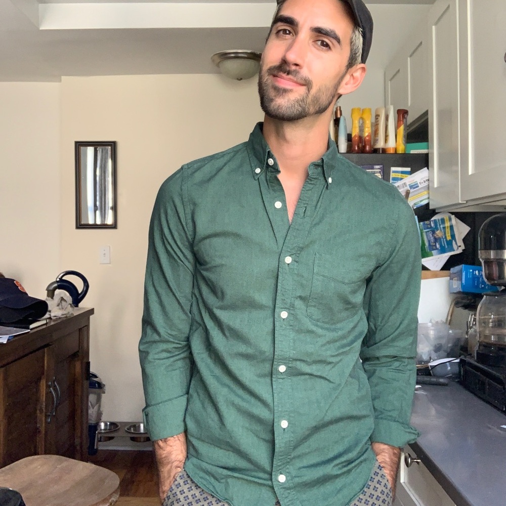 Pine Green Oxford Button Down